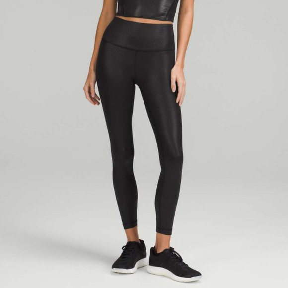 12. NWT Special Edition Lululemon Wunder Train High-Rise Tight 25" black - Picture 1 of 5